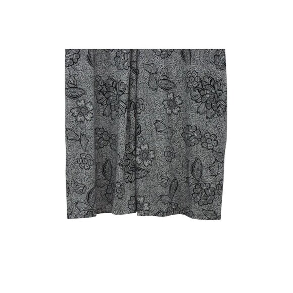 J Jill Wearever Collection Dress Large Petite Floral Stretch Preppy Casual - Picture 4 of 13